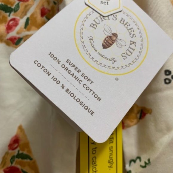 NWT Burt's Bee Kids Pizza PJ's Size 6, 10 - Picture 5 of 6